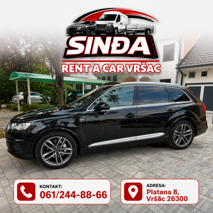 Rent a car Vršac – Sinđa