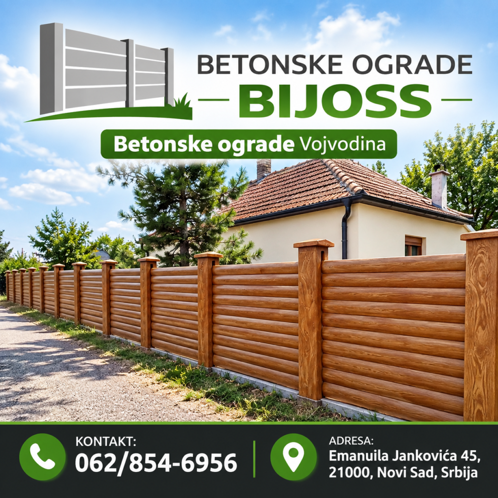 Betonske ograde Vojvodina – Bijos